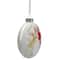 3ct. Norman Rockwell Christmas Glass Disc Ornament